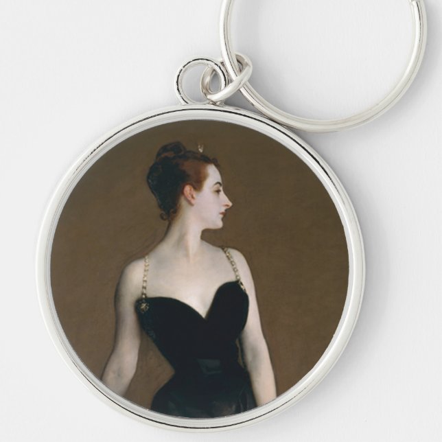 Madame X by John Singer Sargent Keychain (Front)