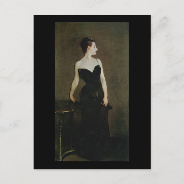 Madame X by John Singer Sargent Postcard (Front)
