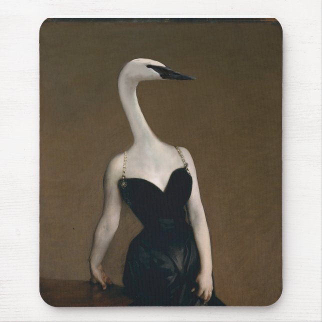 Madame X Has a Swanlike Neck Mousepad (Front)