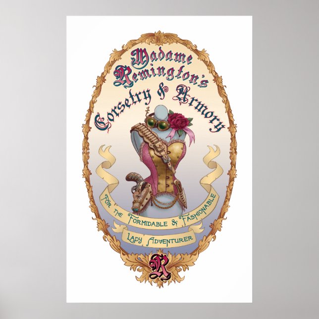 MadameRemington's Corsetry & Armoury Poster (Front)