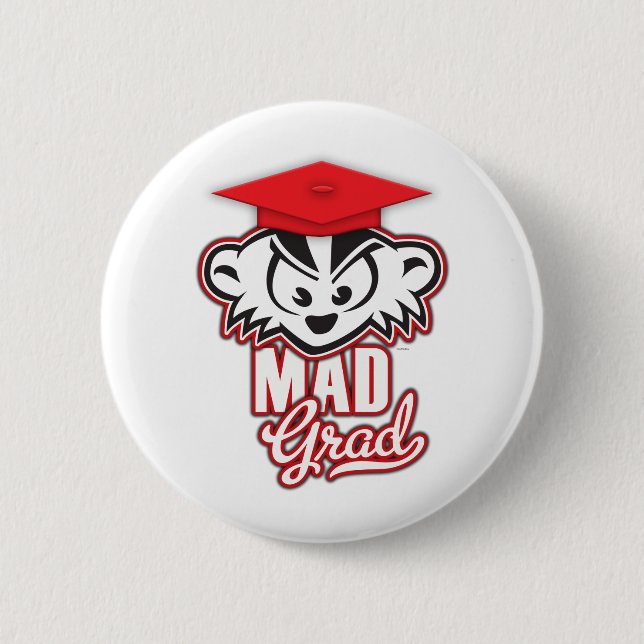 MadBadger MAD Grad 2 Inch Round Button (Front)