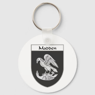 Madden Coat of Arms/Family Crest Keychain
