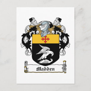 Madden Family Crest Postcard