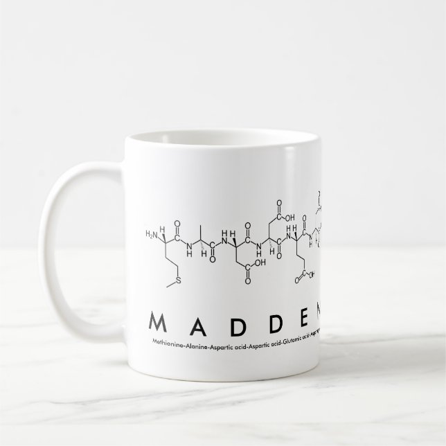 Madden peptide nom mug (Gauche)