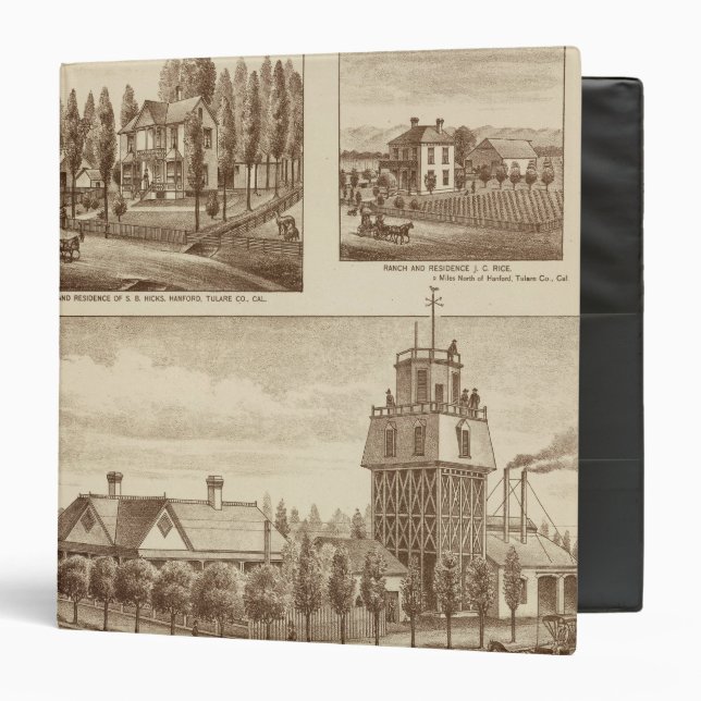 Madden residence, Water Works Binder (Front/Inside)