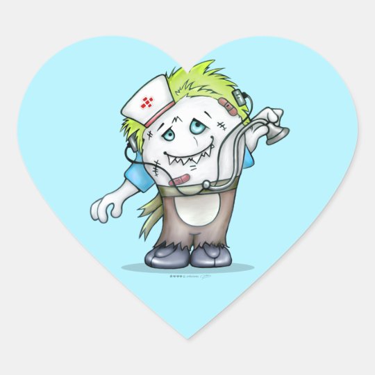 MADDI HEART STICKER MONSTER