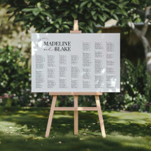 MADDIE Alphabetical Seating Chart