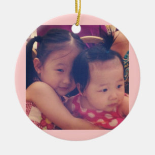 Maddie and Juliet Ceramic Ornament