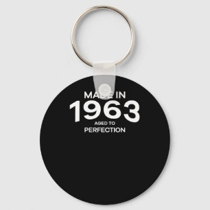 Made 1963 Aged To Perfection Keychain