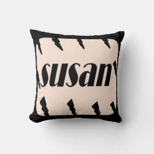 Made and designed for the lovely Susan Throw Pillow