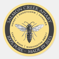 Made By Bees Queen Bee Honey Apiary Products Logo 
