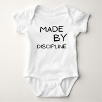 Made by Discipline Motivational Text DesignT-Shirt