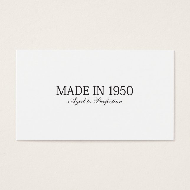 Made en 1950 (Devant)