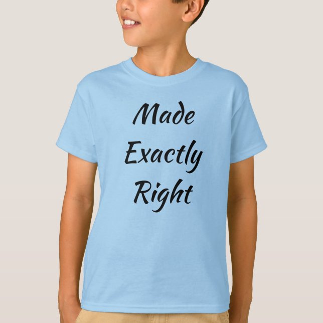Made Exactly Right Kids' Basic T-Shirt (Front)
