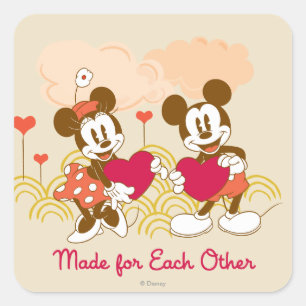 Made for Each Other Square Sticker