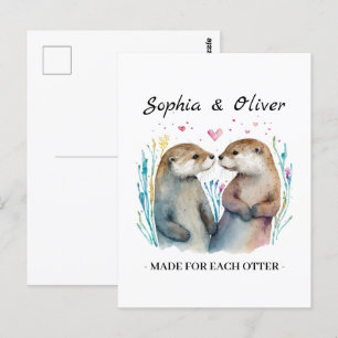 Made For Each Otter Love Valentine's Day Postcard