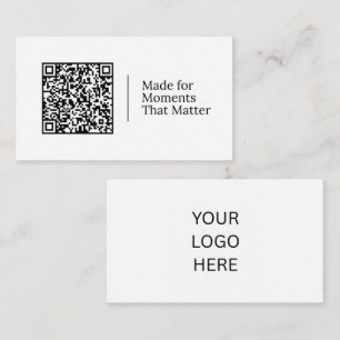 Made for Moments That Matter Customizable QR Business Card