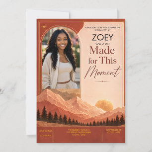 Made for This Moment Graduation Invitation Card