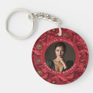 Made For You Anemones Fantasy Teen Birthday Keychain