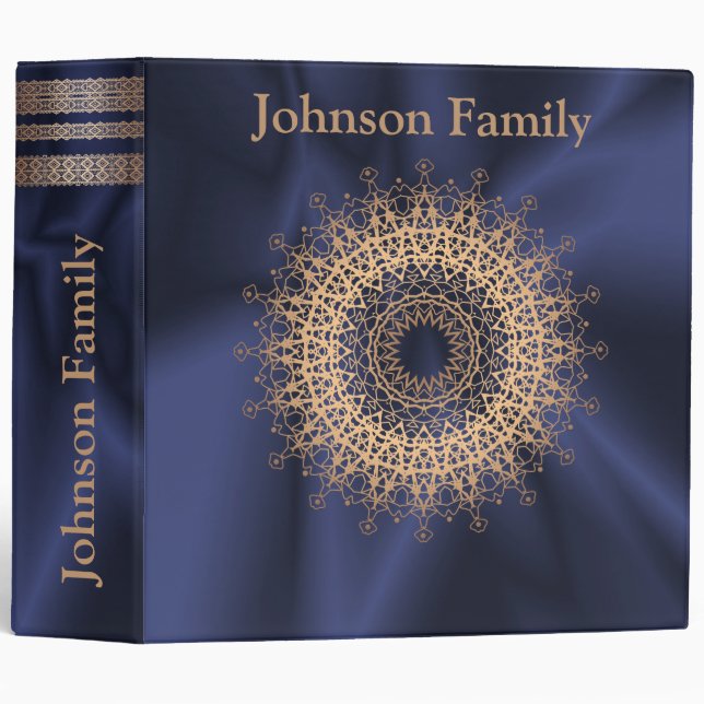 Made for you, Blue silk Binder (Front/Spine)