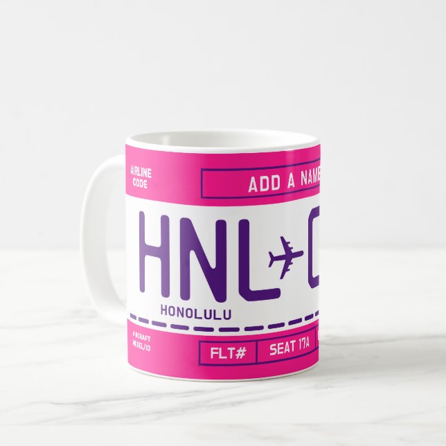 Made for You Boarding Pass Mug (Front Left)