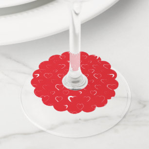 Made for you my heart 2 wine glass tag