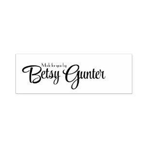 Made for you personalized   self-inking stamp