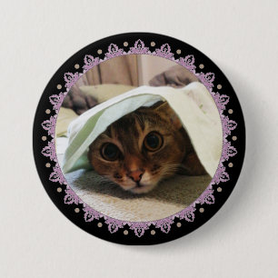 Made for you, your photo 3 inch round button