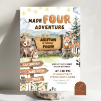 Made Four Adventure Camping Grounds Birthday