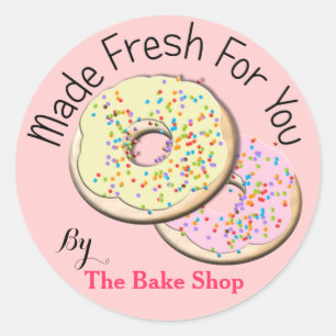 Made Fresh For You Bakers Customer Product Labels