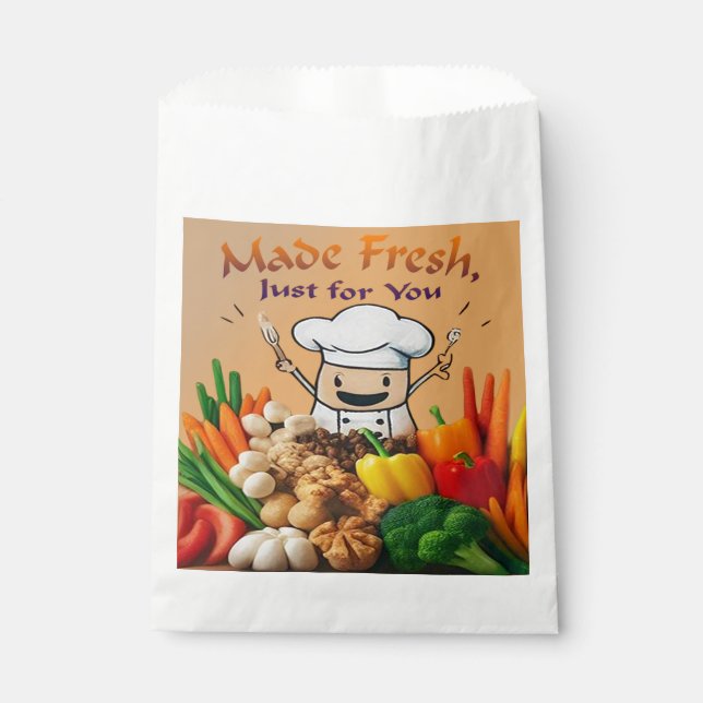 Made Fresh paper  bag (Front)