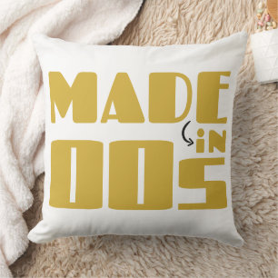 Made in 00s throw pillow