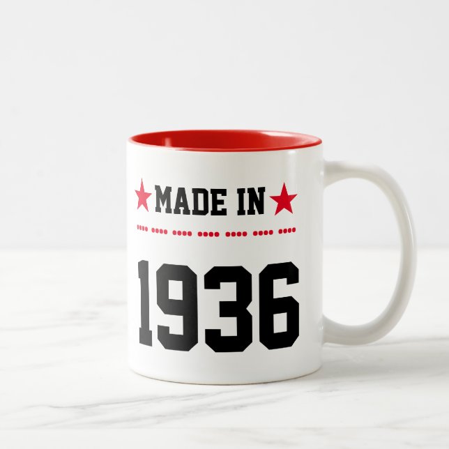 Made in 1936 Two-Tone coffee mug (Right)