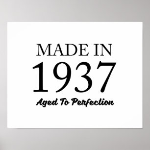 Made In 1937 Poster