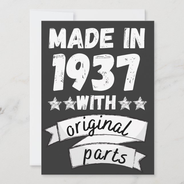 made in 1937 with original parts, (Front)
