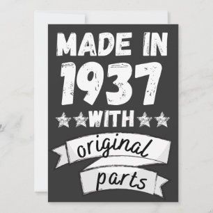 made in 1937 with original parts,