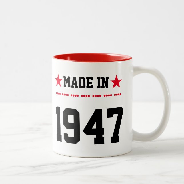 Made in 1947 Two-Tone coffee mug (Right)