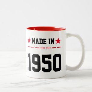 Made in 1950 Two-Tone coffee mug