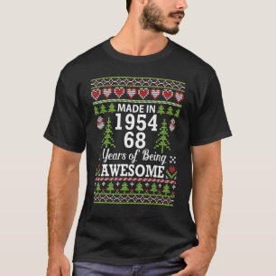 Made In 1954 Happy Birthday To Me 68 Years Of Bein T-Shirt