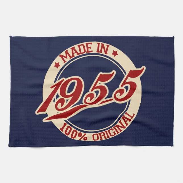 Made In 1955 Kitchen Towel (Horizontal)