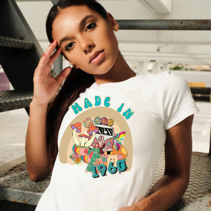 Made in 1960 Birthday Milestone T-Shirt