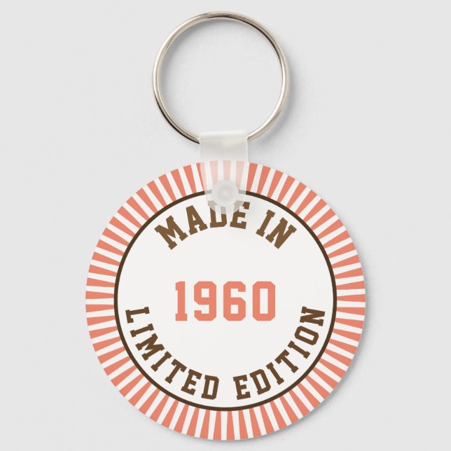 Made in 1960 keychain (Front)