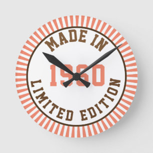 Made in 1960 round clock
