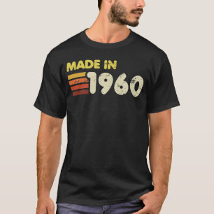 Made In 1960 Vintage 60th Birthday T-Shirt