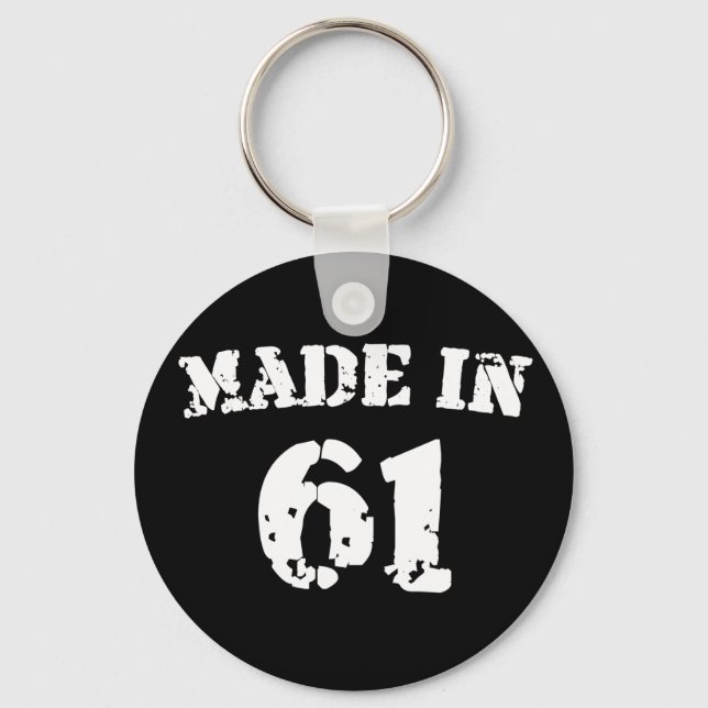 Made In 1961 Keychain (Front)
