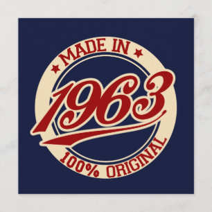 Made In 1963 Card