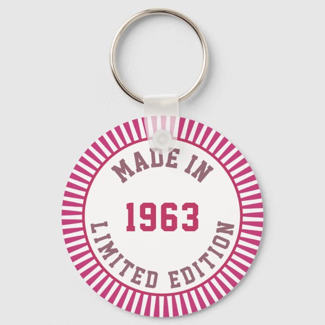 Made in 1963 keychain (Front)