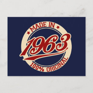 Made In 1963 Postcard
