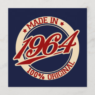 Made In 1964 Card