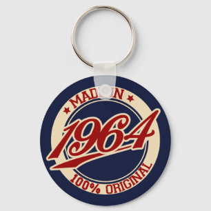 Made In 1964 Keychain